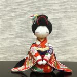 ちりめん細工　お福さん